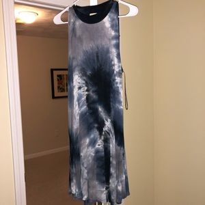 Tank tie dye swing dress